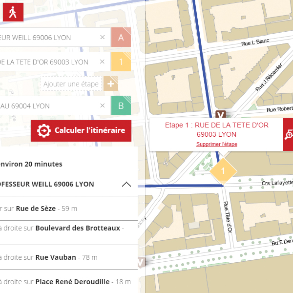 Business Geografic - GEO - Application cartographique interactive Lyon