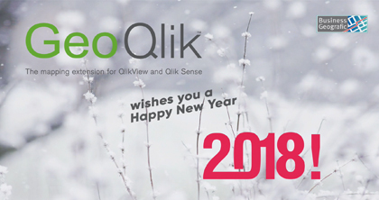 Business Geografic - GeoQlik - Happy New Year 2018!